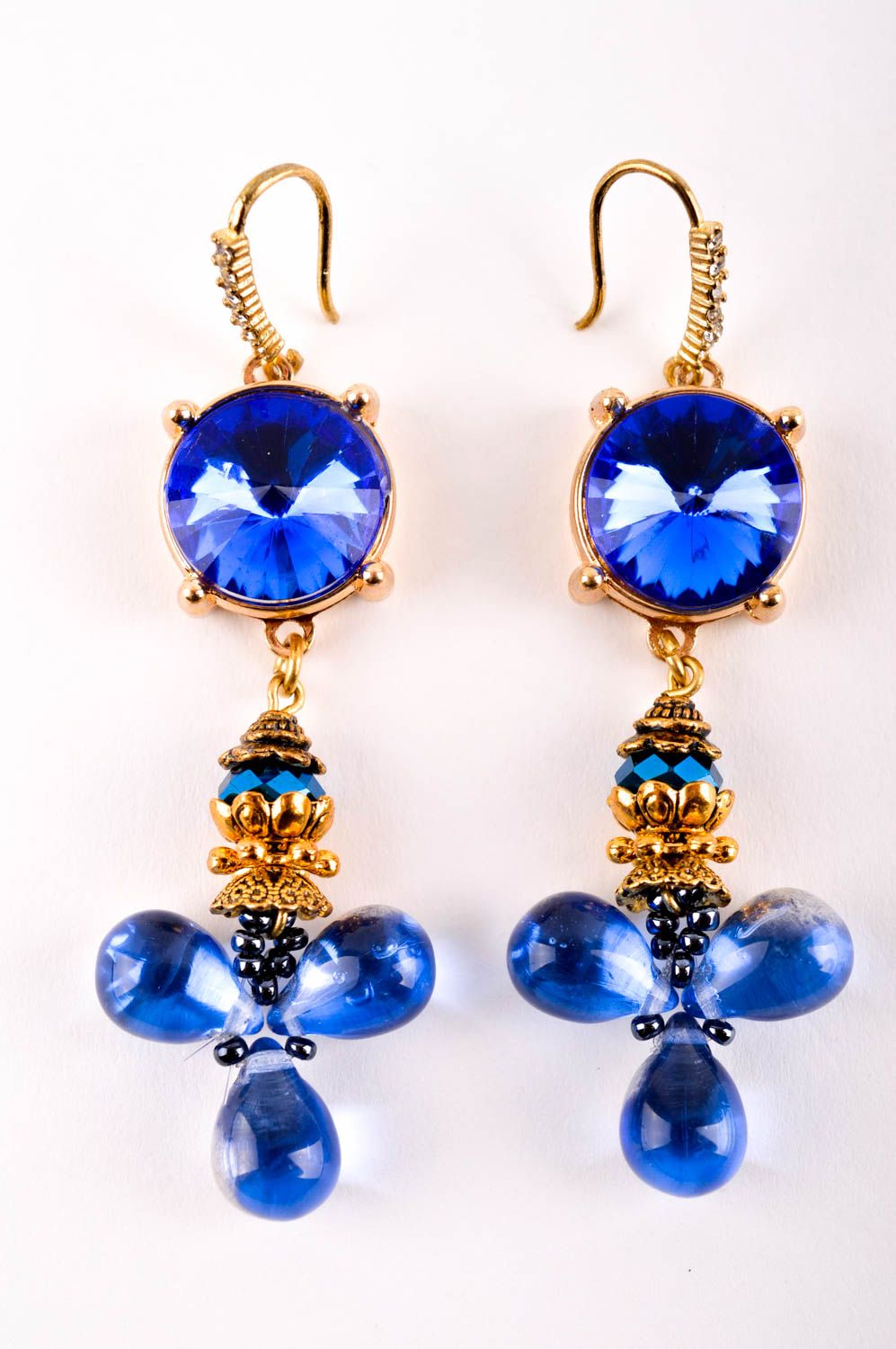 Handmade earrings designer earrings unusual accessory for women stone earrings photo 3