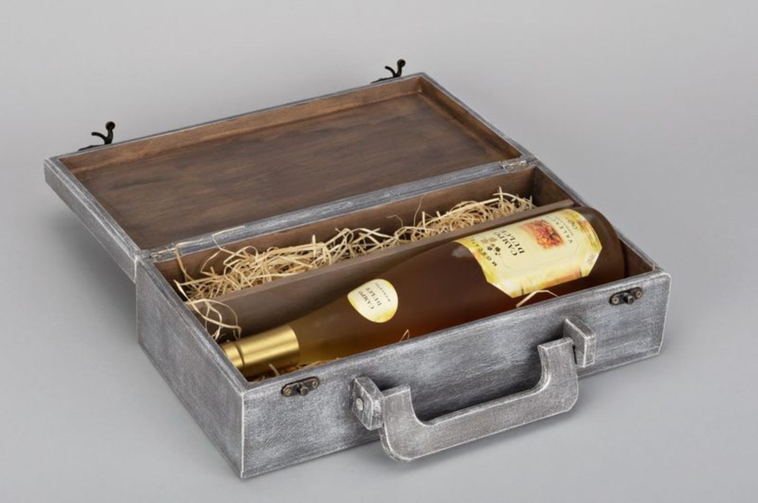 Caja de madera para botellas foto 1