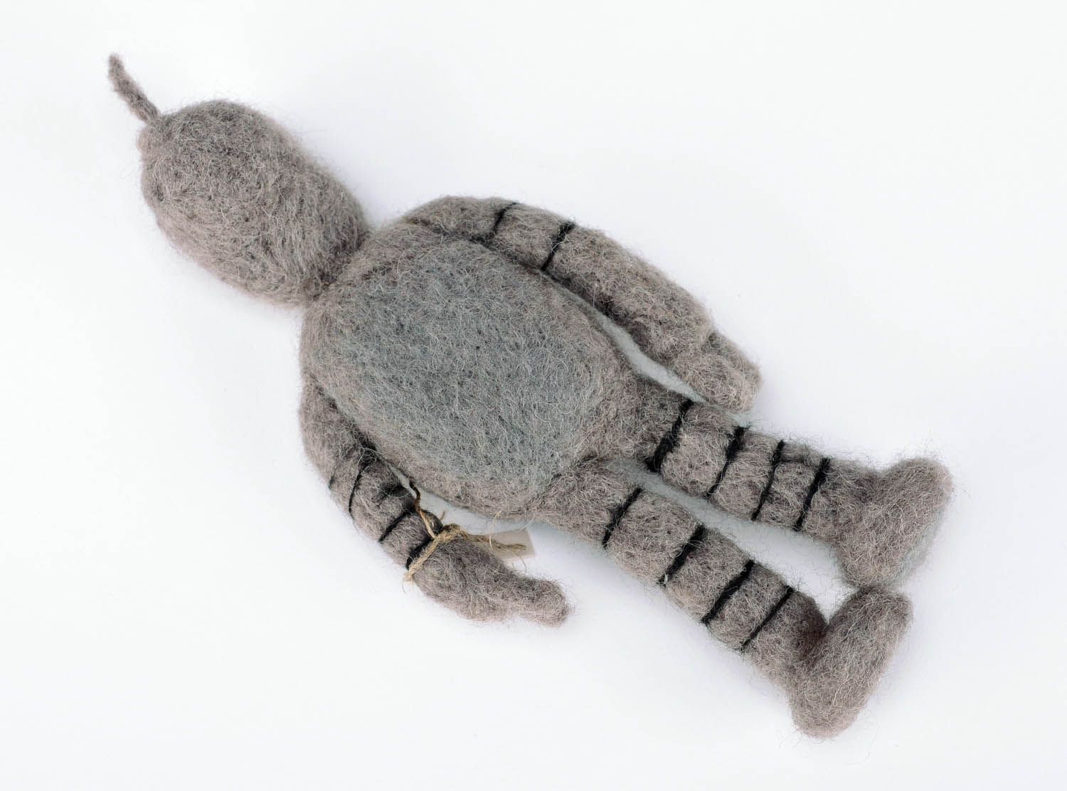 Künstlerische kuschelige Puppe aus Wolle Roboter  foto 4