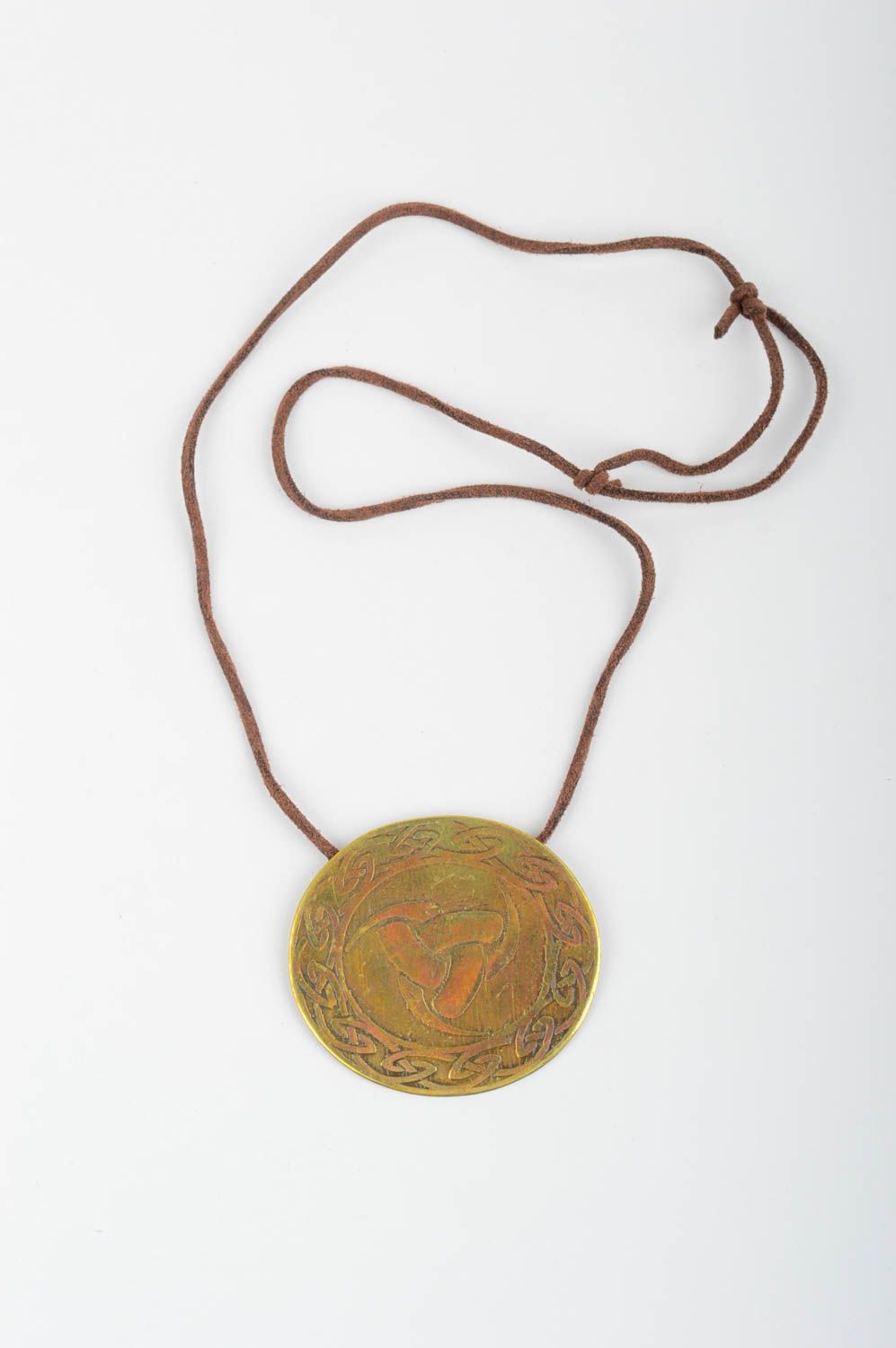 Handmade pendant designer accessory brass jewelry gift ideas metal pendant photo 2