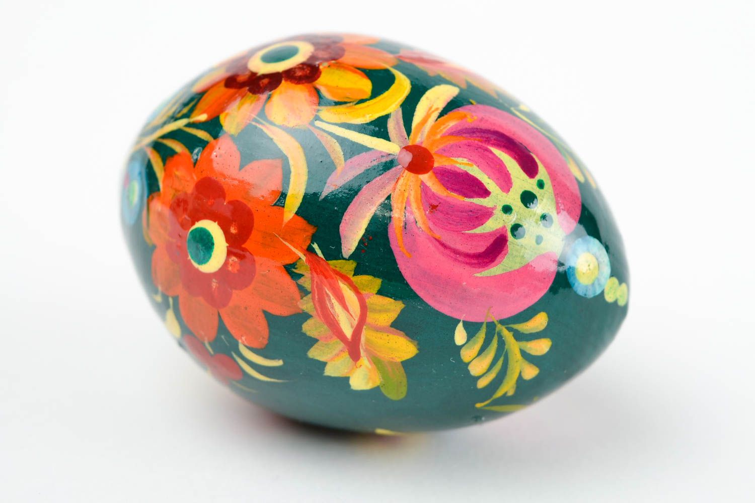 Unusual handmade wooden Easter egg cool rooms gift ideas decorative use only photo 4