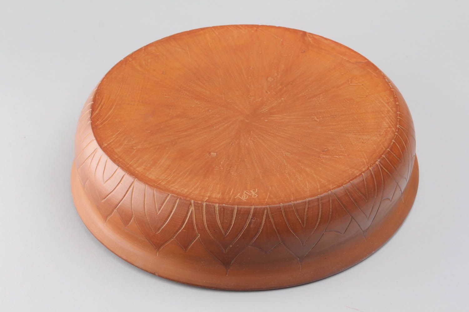 Tigela de argila para frutas ou doces feita à mão louça de cerâmica decorativa artesanal foto 5