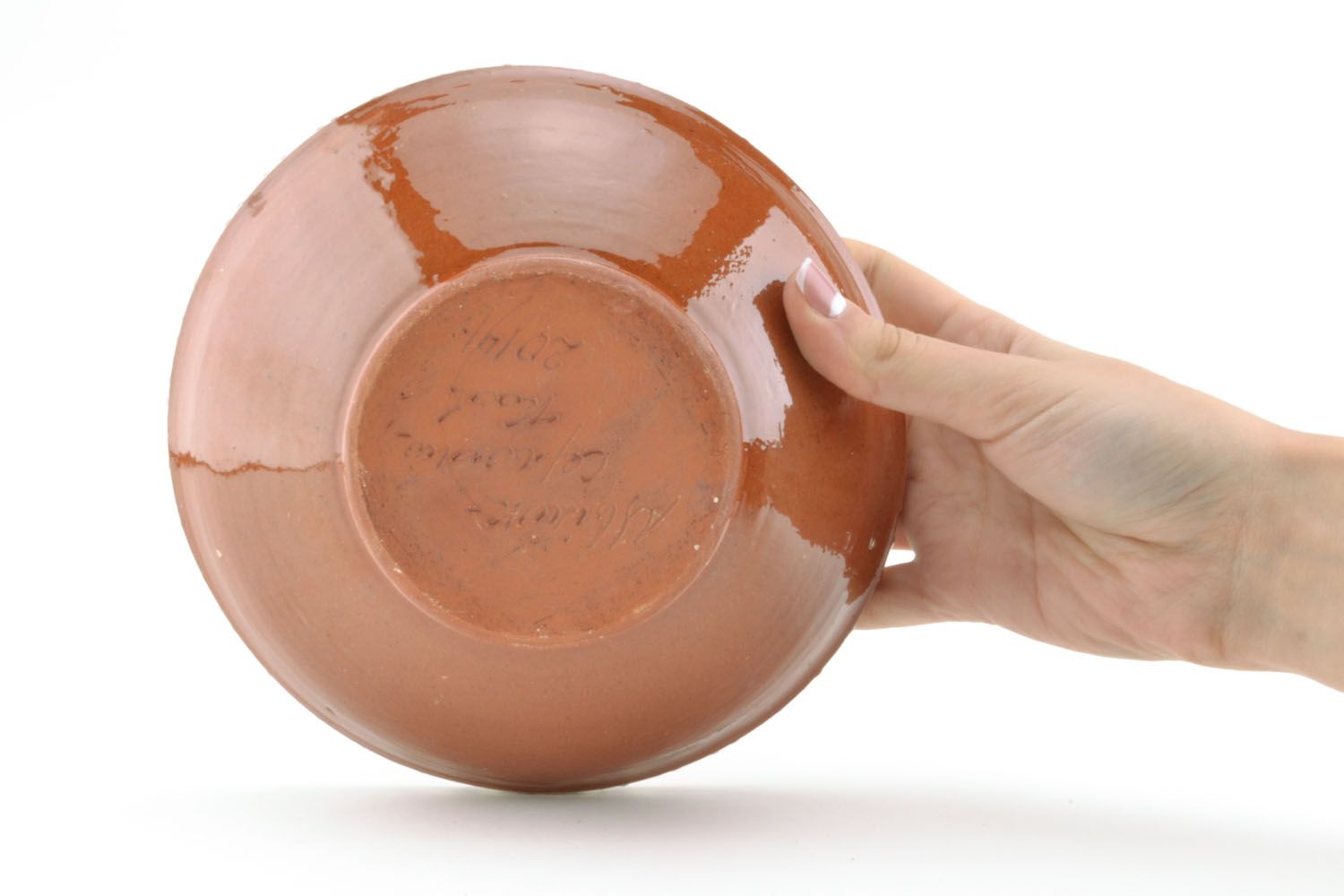 Decorative bowl with ornament photo 2