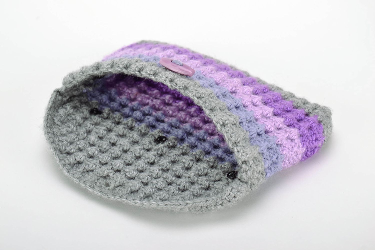 Trousse tricotée au crochet réalisée à la main photo 1
