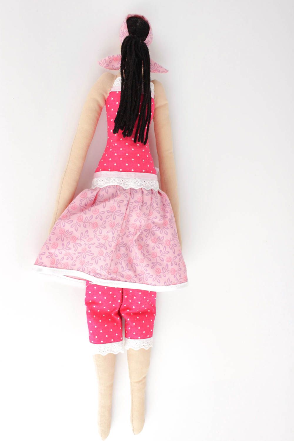 Handmade doll unusual doll for baby fabric doll gift ideas rag doll for girls photo 4