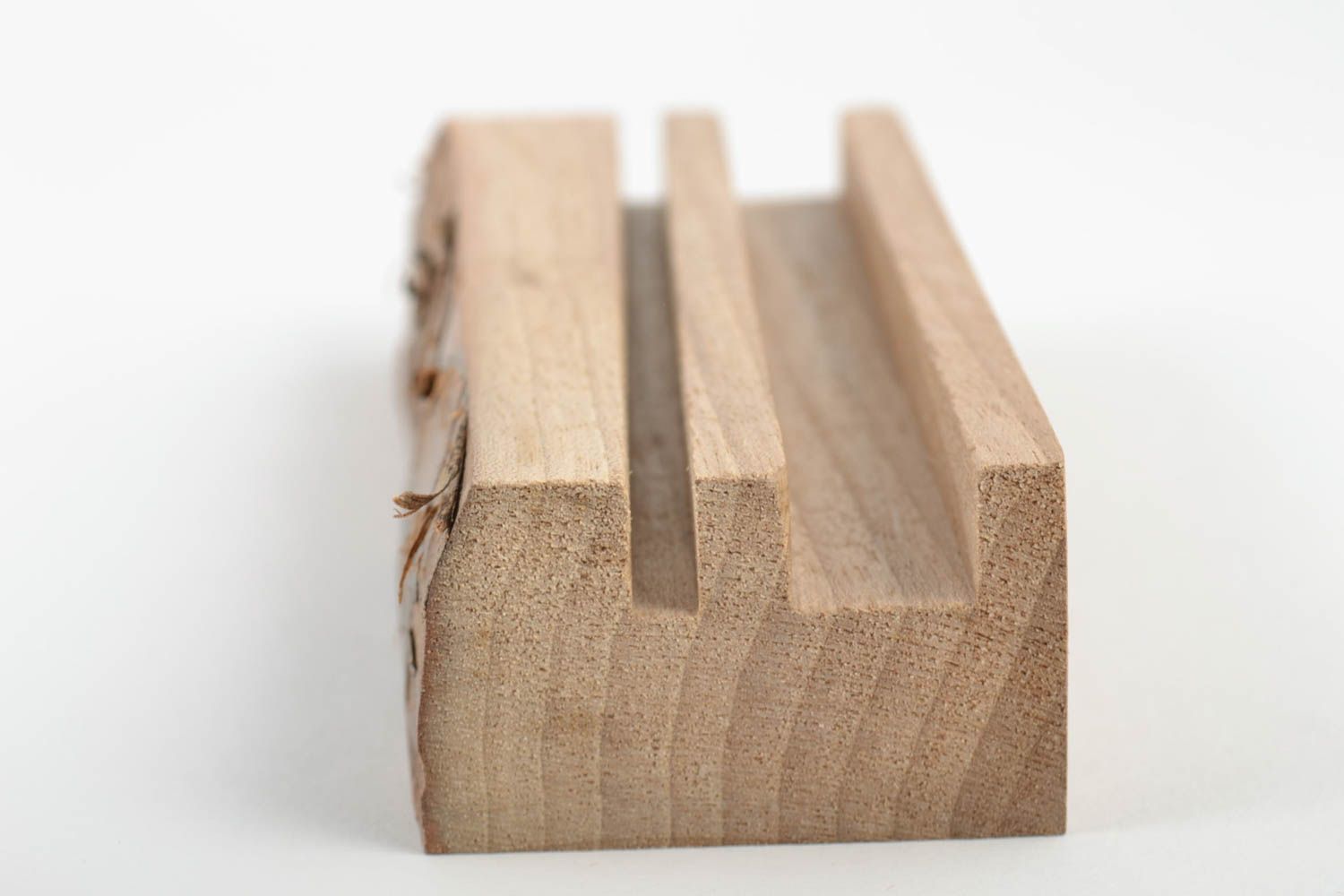 Sujetador para tablet ecológico de madera artesanal barnizado accesorio bonito foto 5