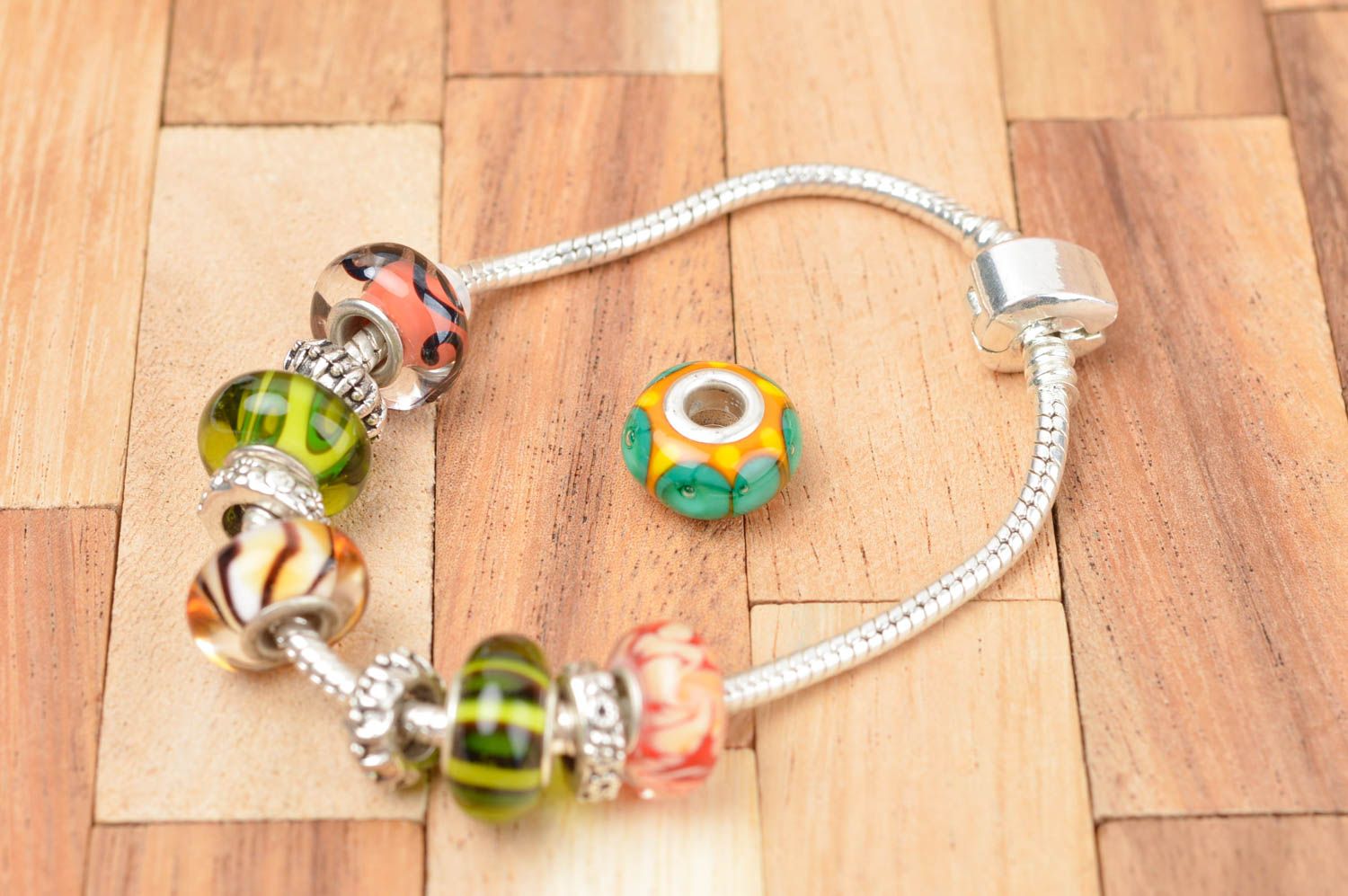 Unusual handmade glass bead jewelry making supplies handmade glass beads photo 4