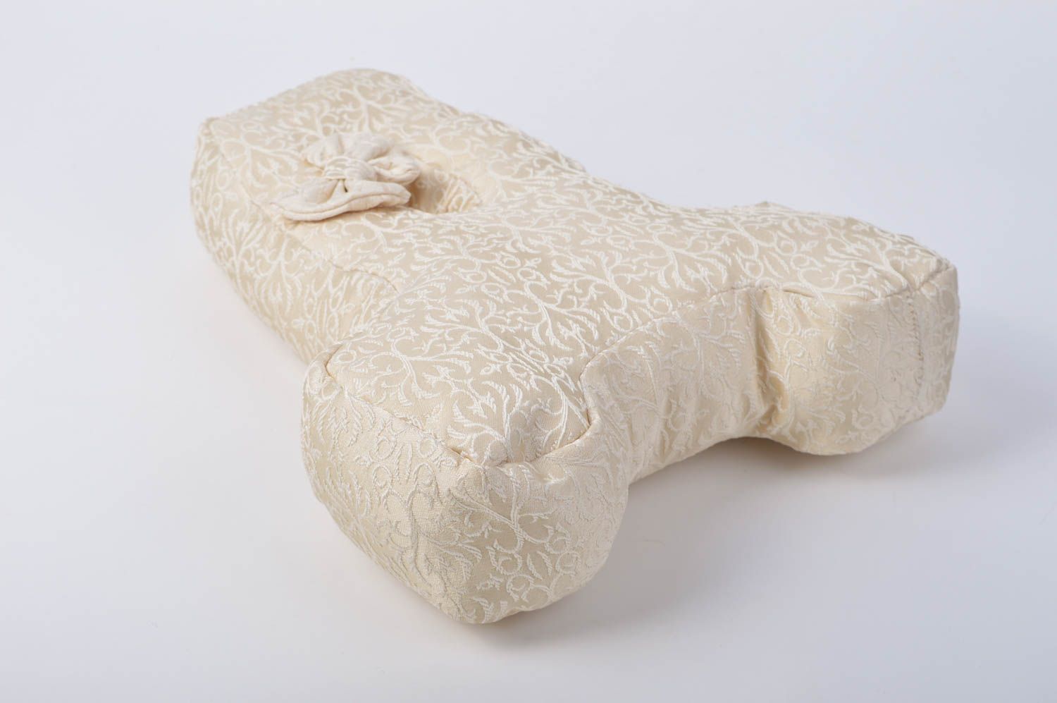 Декоративная подушка ручной работы подушка-буква из жаккарда мягкая буква Д фото 5