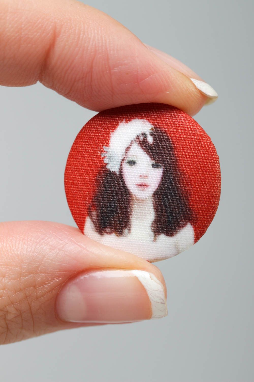 Handmade fittings for clothes stylish button cute button in vintage style photo 5