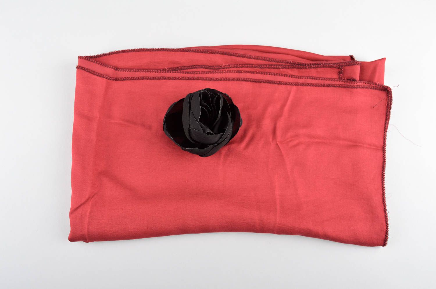 Schal für Damen handmade gefilzter Schal rot schön Damen Schal Frauen Accessoire foto 4