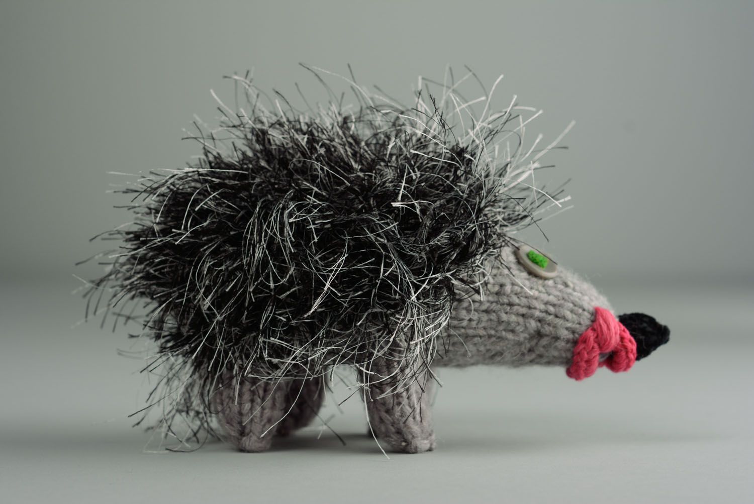 Knitted toy Hedgehog photo 3