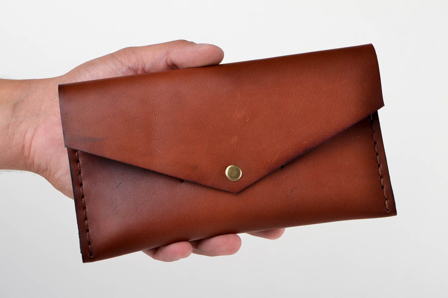 Billetera original hecha a mano accesorio de moda regalo original para hombre foto 2