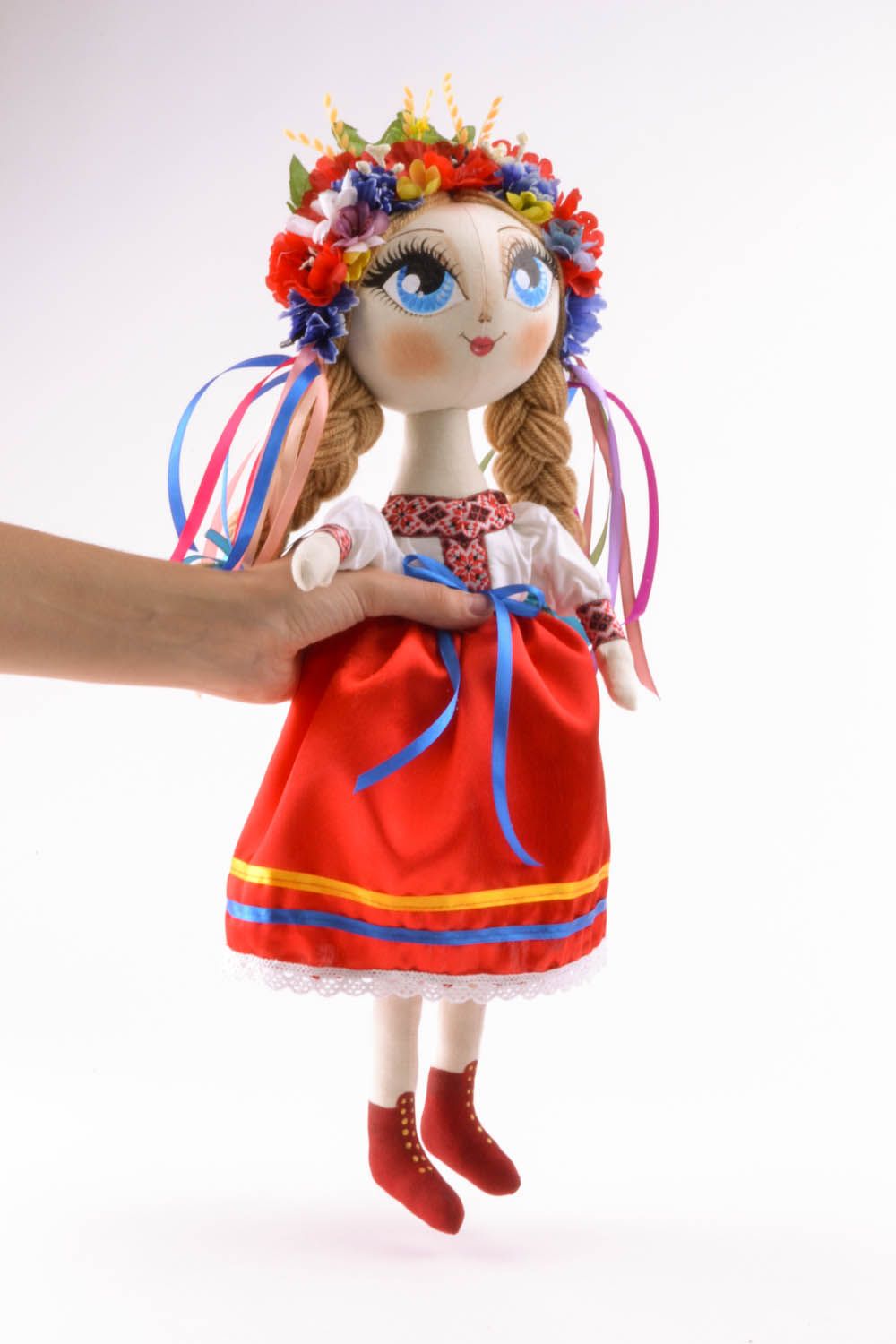 Homemade design doll Ukrainian Girl photo 5