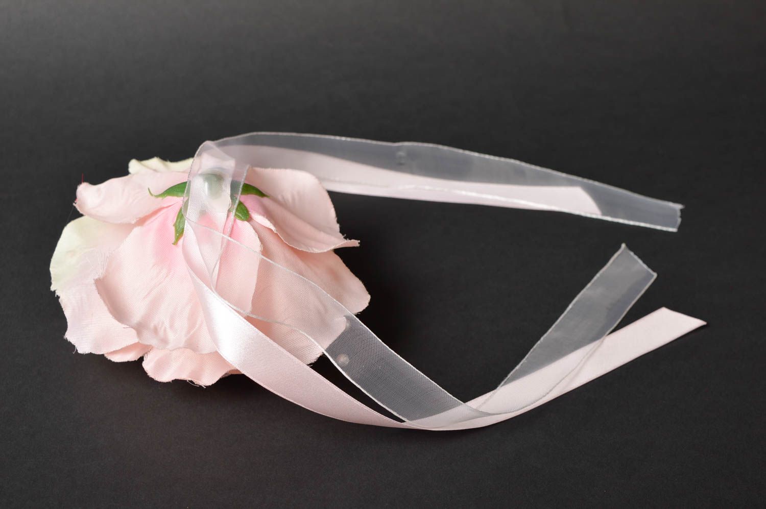 Ramillete de flores artesanal accesorio para boda elegante regalo original foto 3