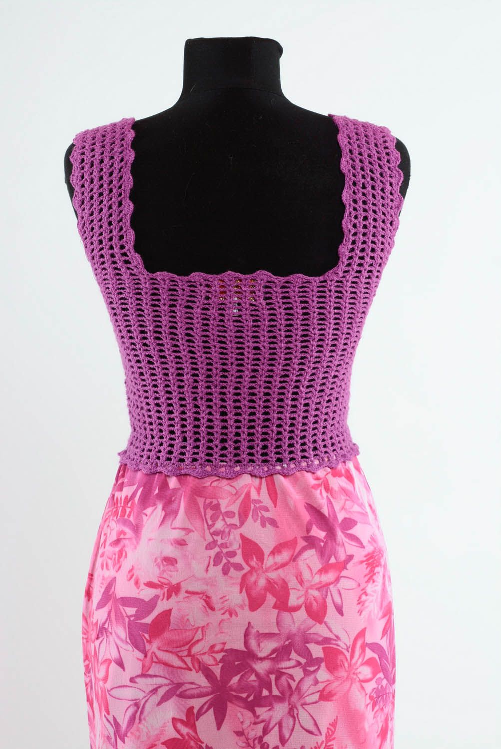 Summer knitted dress photo 4