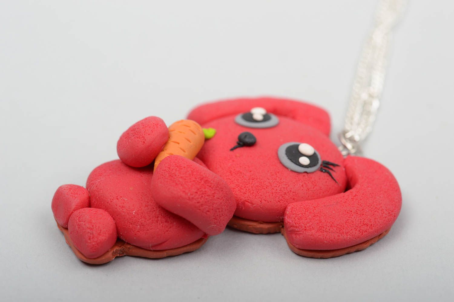 Handmade jewelry polymer clay pendant necklace children jewelry gifts for kids photo 3