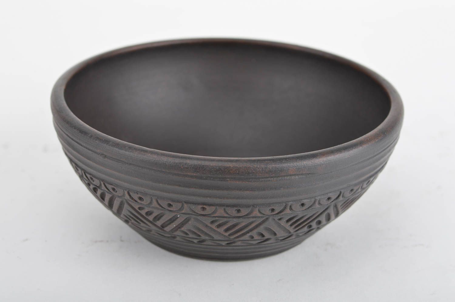 5,5 3 oz, not deep pinch ceramic bowl in greek style 0,68 lb photo 2