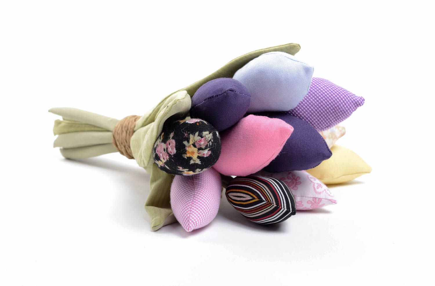 Handmade Blumen aus Stoff künstliche Blumen Deko Ideen Haus schöne Dekoration  foto 3