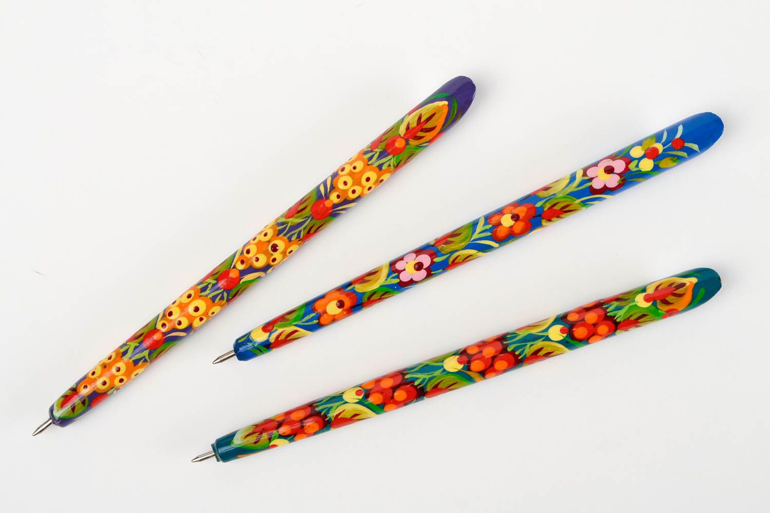 3 bolígrafos decorados hechos a mano efectos de escritorio regalos originales foto 2