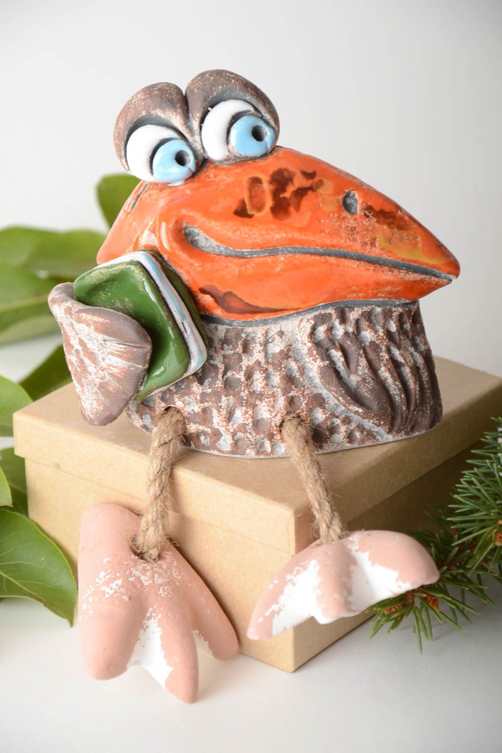 Handgemachte Keramik Spardose für Kinder Geschenk Idee ausgefallene Spardose foto 1