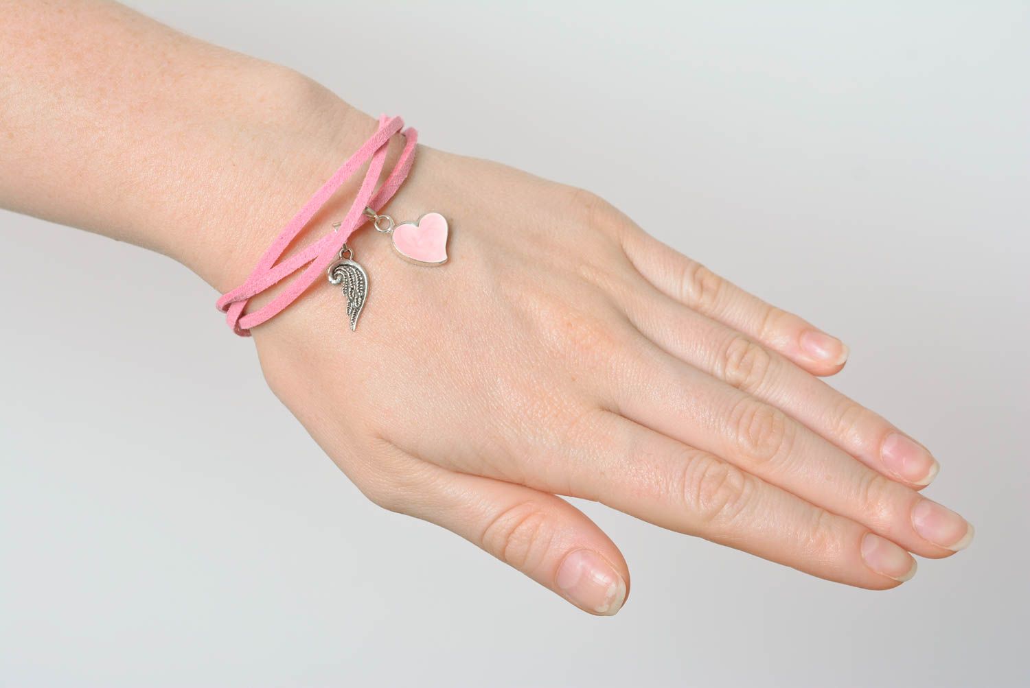 Wildleder Armband handmade Schnur Armband Damen Schmuck Geschenk für Frauen foto 4