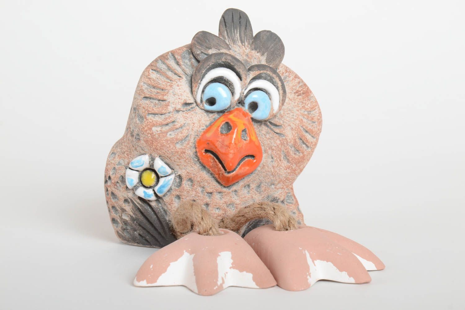 Handmade keramik Spardose Eule für Hasu Deko Geschenk für Kinder lustig bunt foto 2