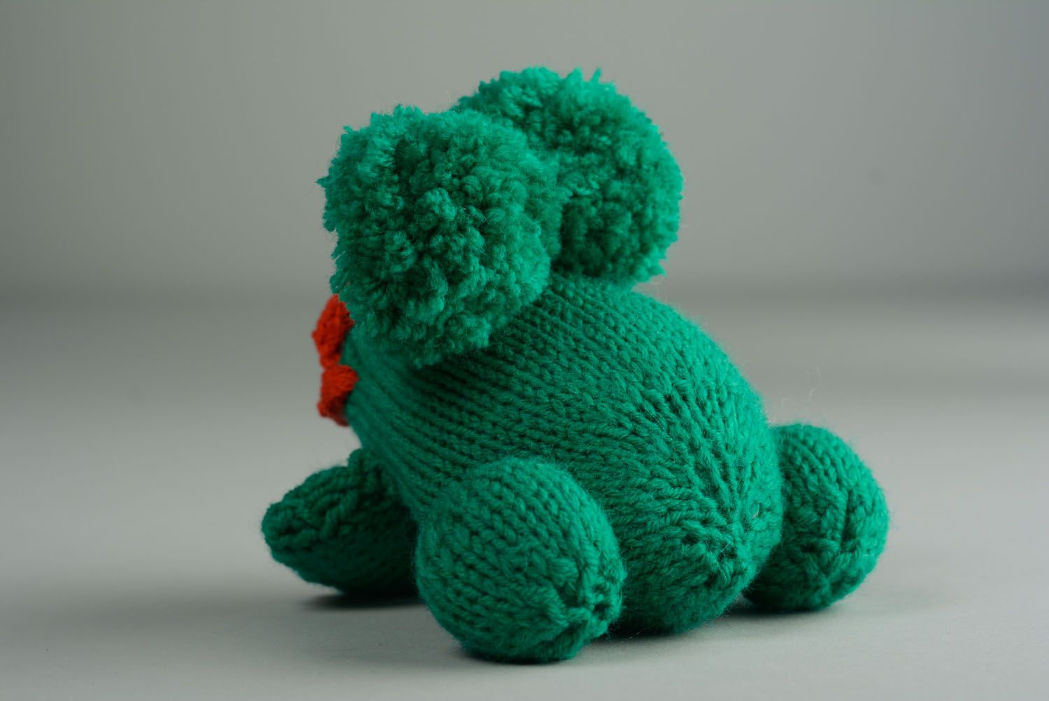 Designer crochet toy Frog photo 5