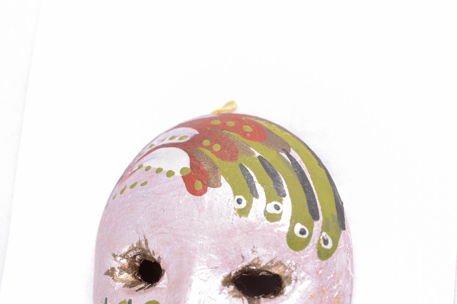 Сувенирная маска декор из глины  фото 3