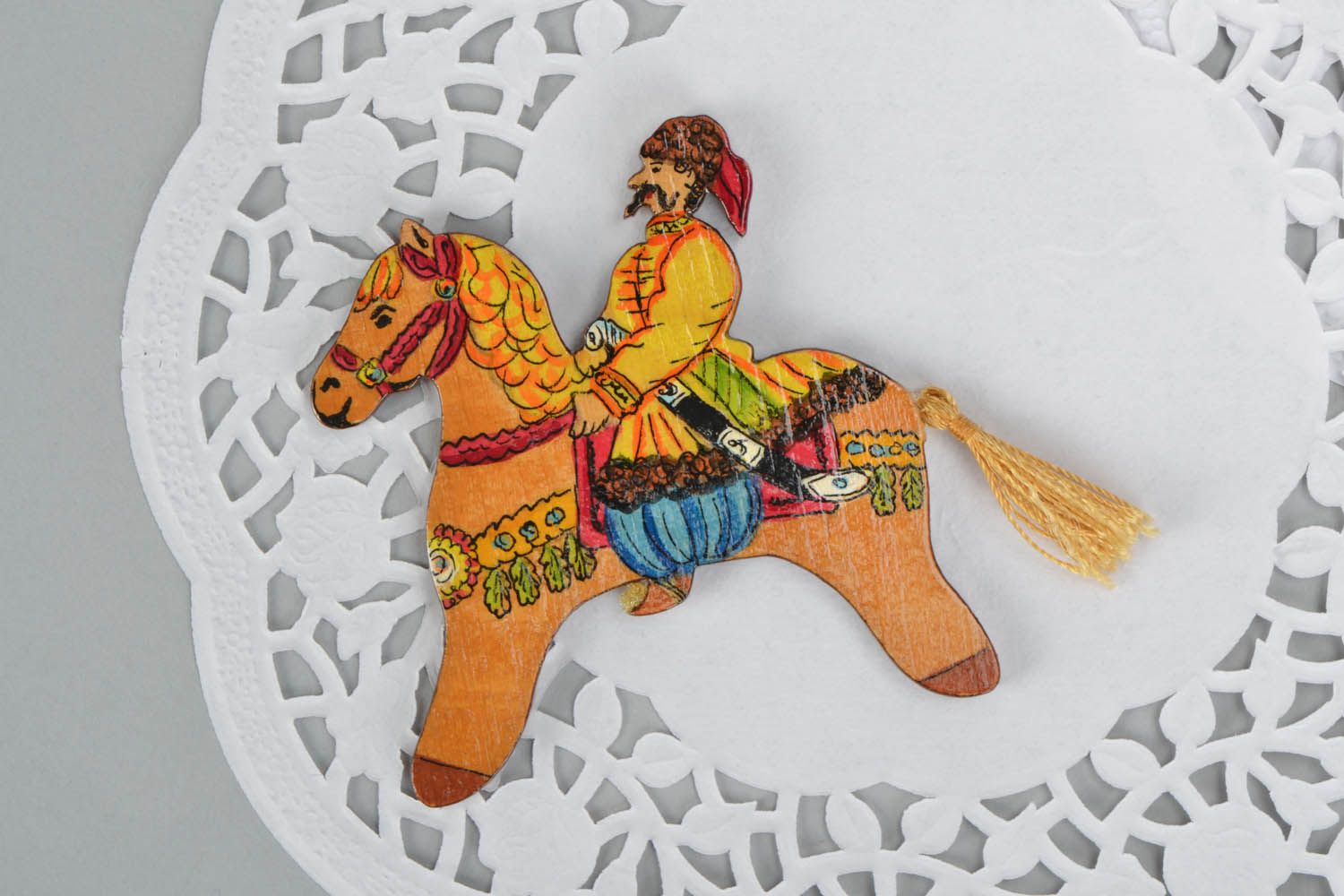 Fridge magnet Cossack on horse photo 1