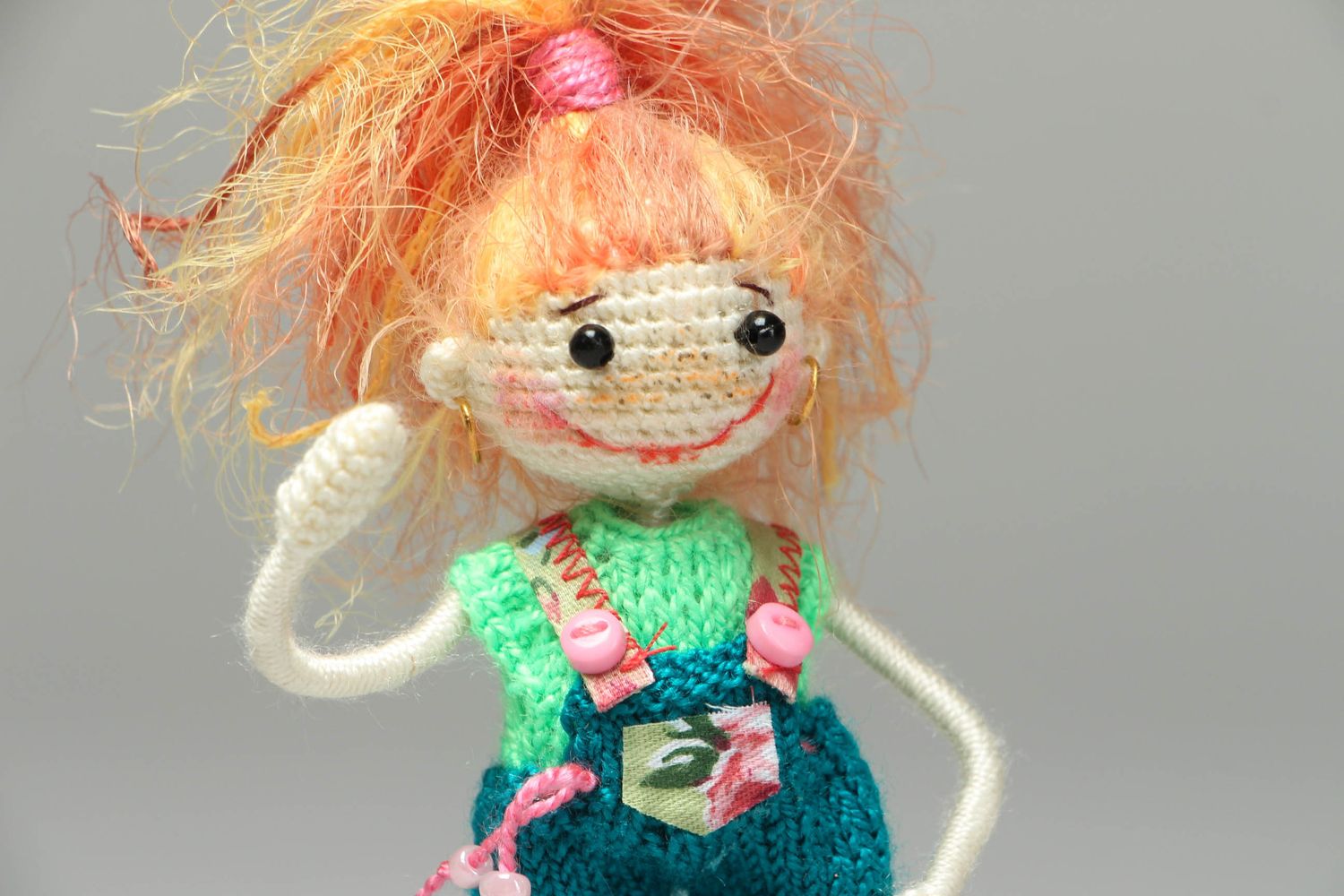 Soft crochet toy Doll photo 2