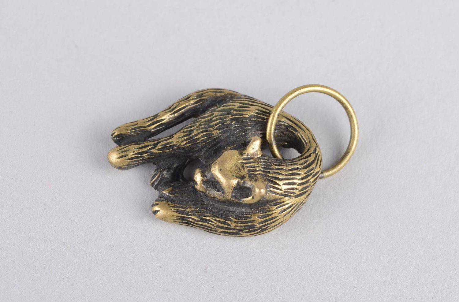 Handmade unusual pendant metal stylish jewelry designer animal pendant photo 3