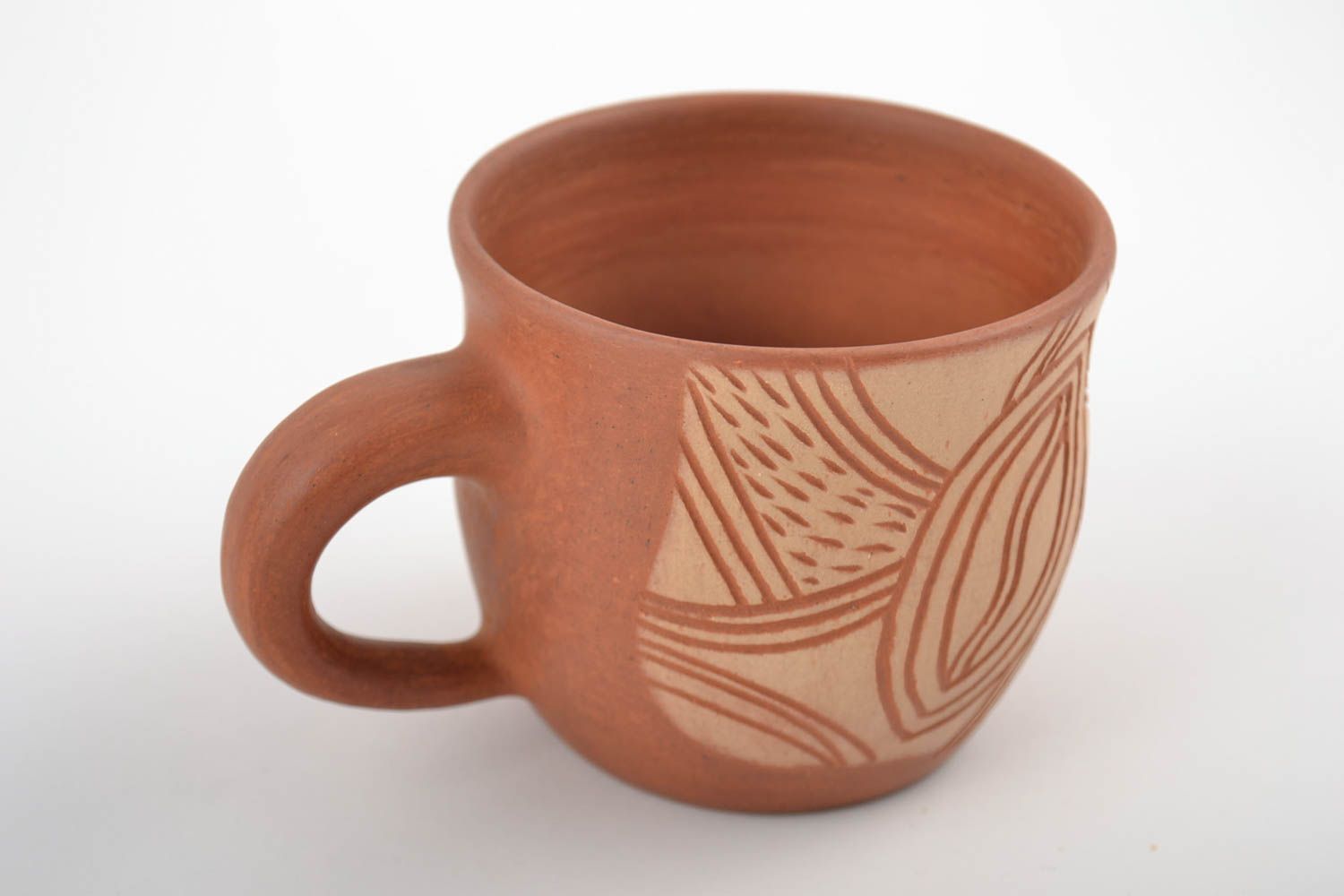 Taza de cerámica hecha a mano con dibujo original 100 ml foto 3