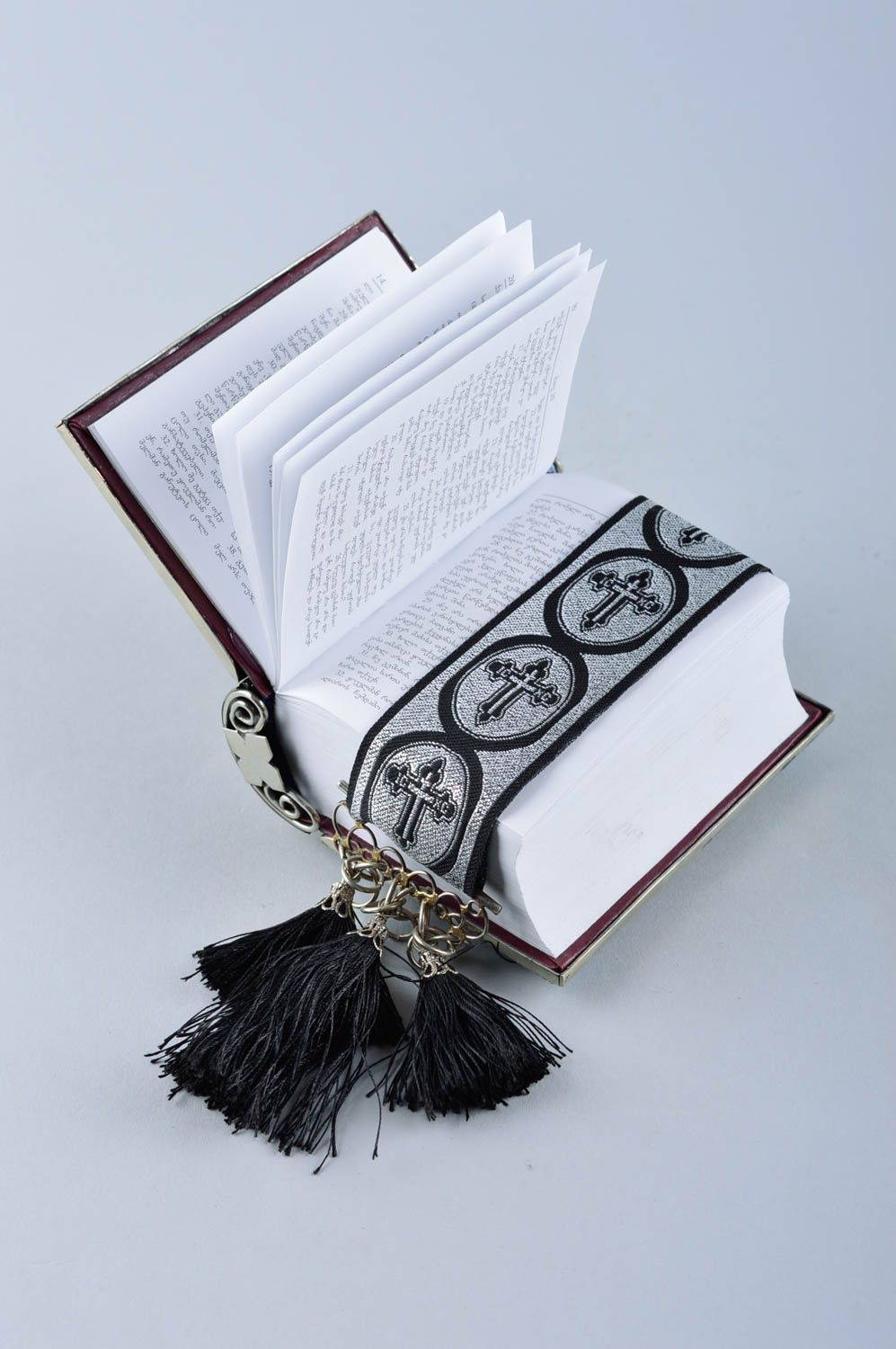 Libro hecho a mano elemento decorativo regalo original de cuproníquel para amigo foto 5