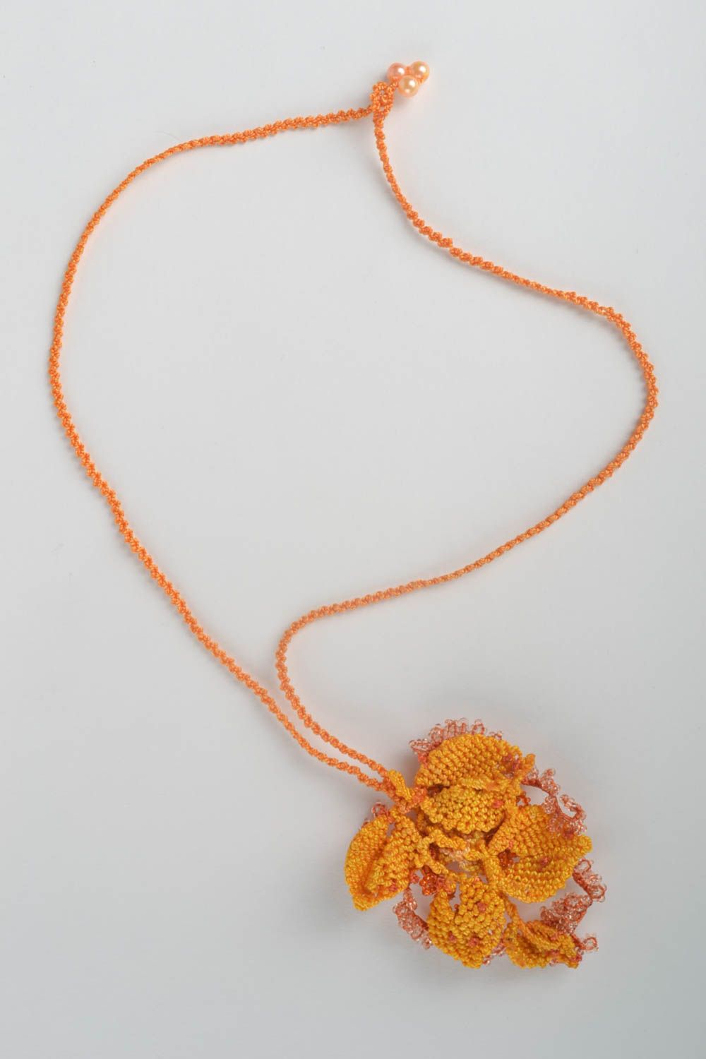 Rocailles Kette Halskette mit Anhänger Schmuck handgemacht Halskette für Frauen foto 3