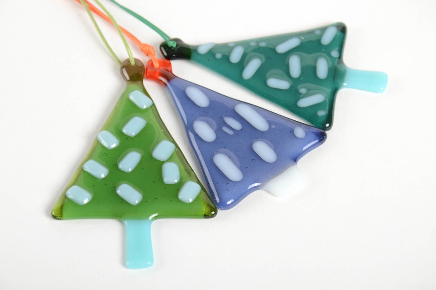 Deko für Weihnachten handmade Christbaum Anhänger schön Tannenbaum Spielzeug 3 foto 4