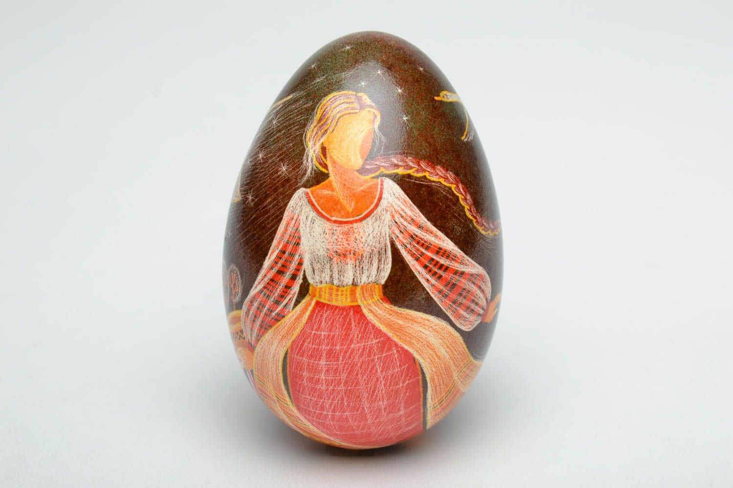 Huevo decorativo de Pascua pintado foto 2