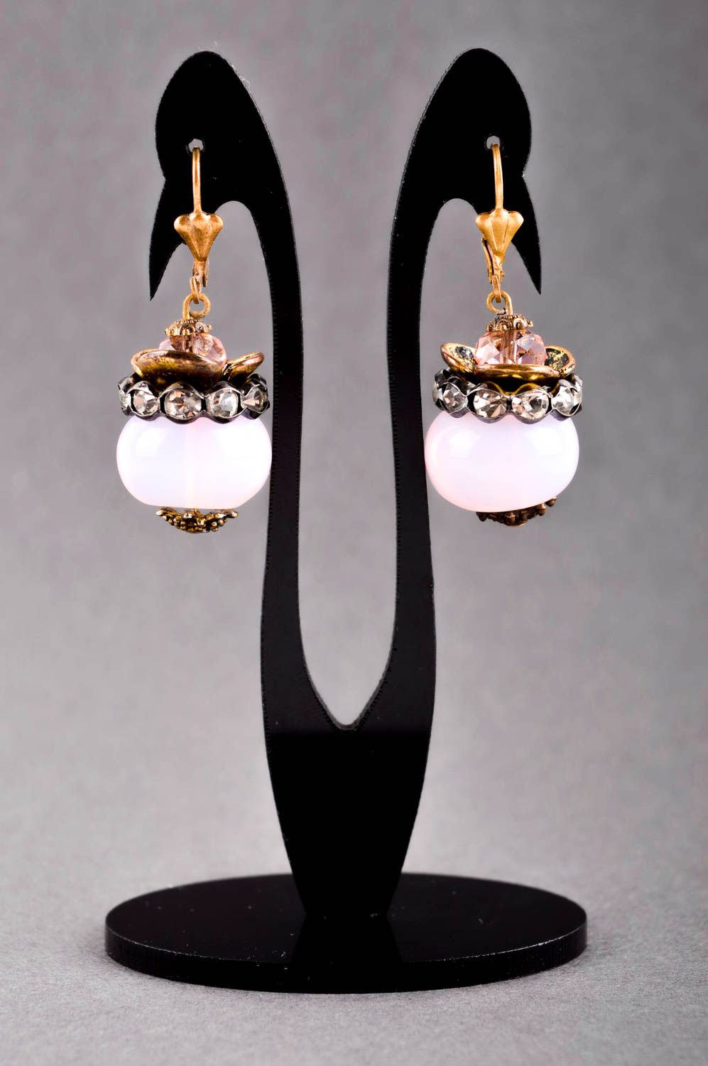 Handmade arrings designer accessory unusual gift for women long earrings photo 1
