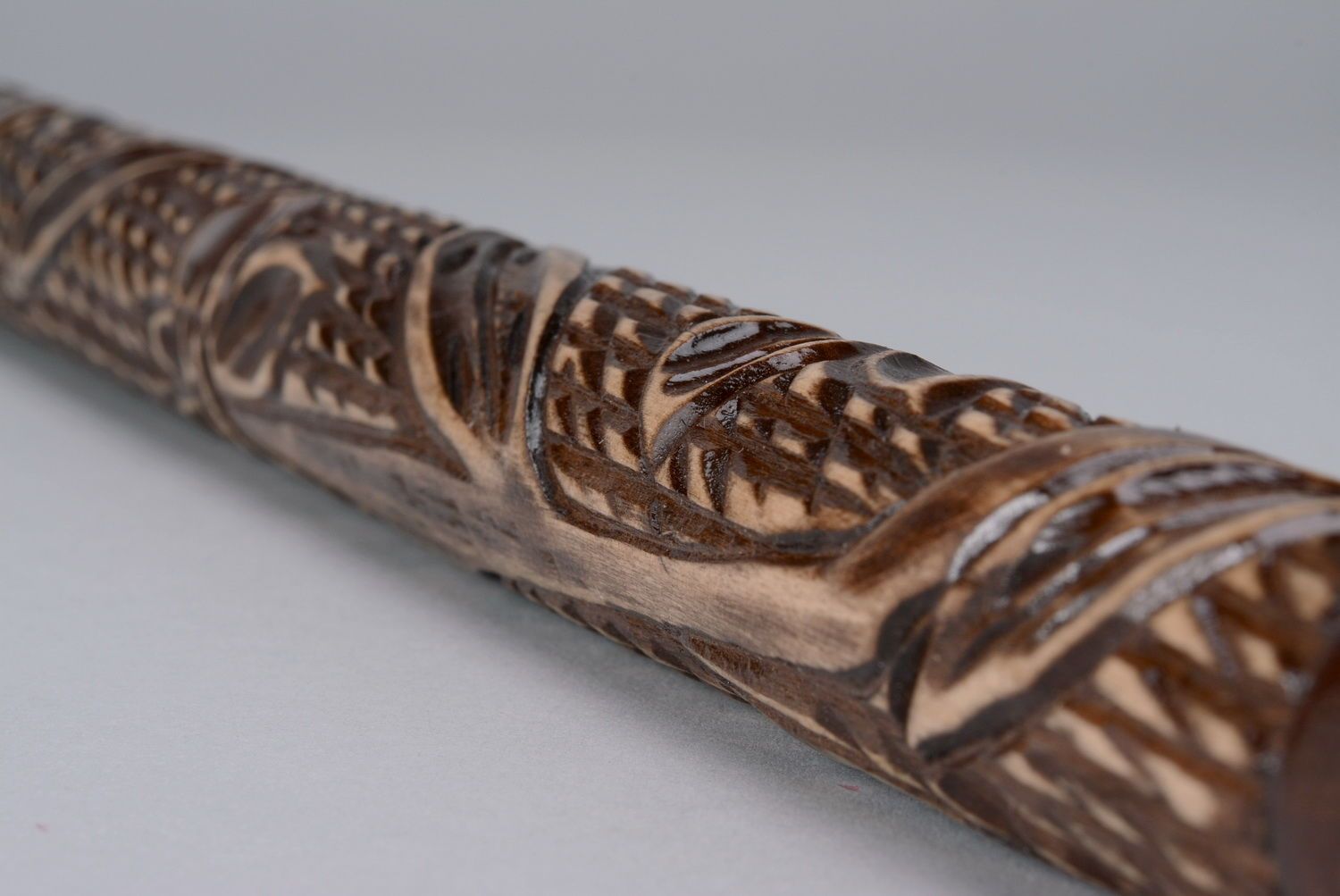 Wooden carved cane photo 4