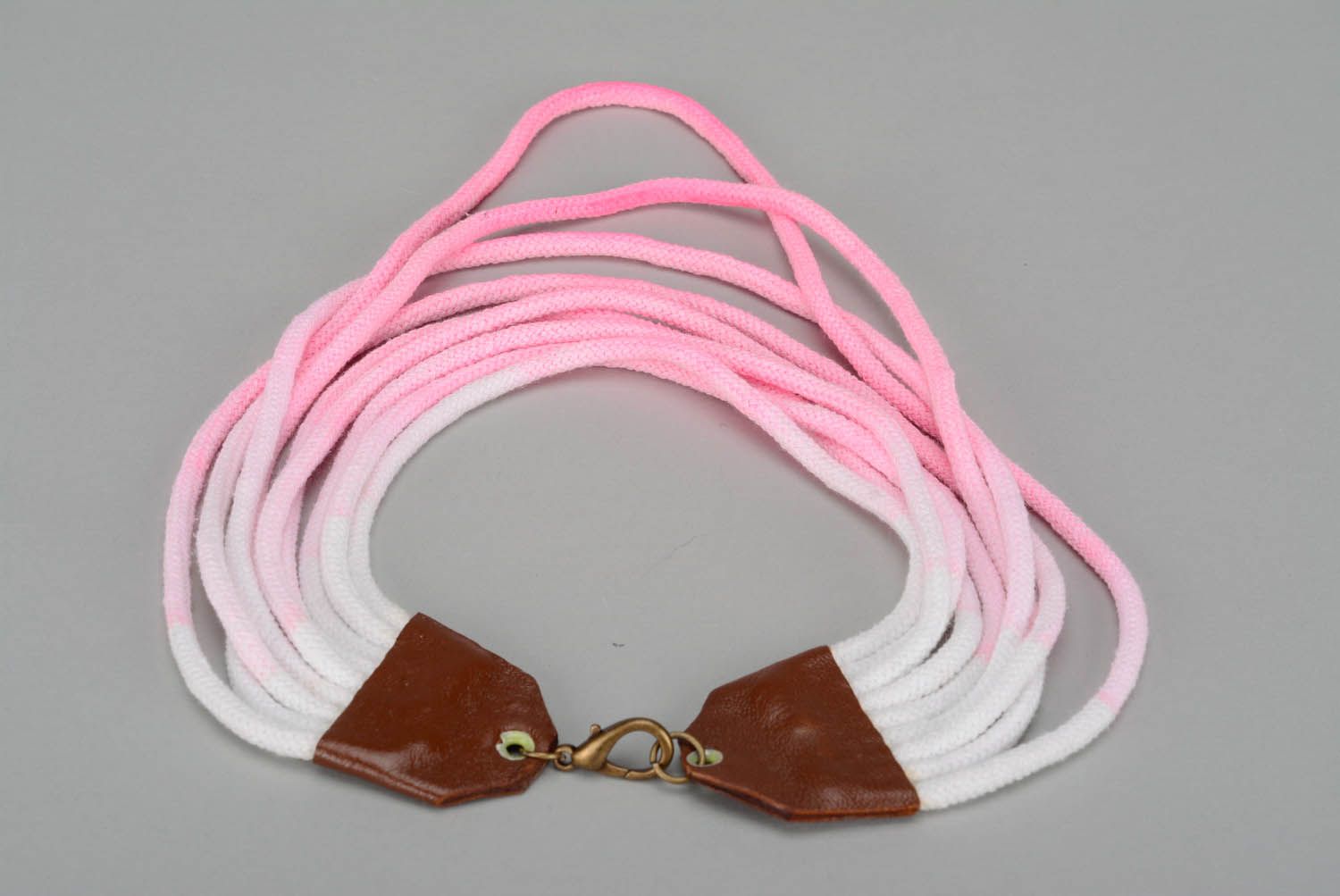 Necklace Pink Octopus photo 3