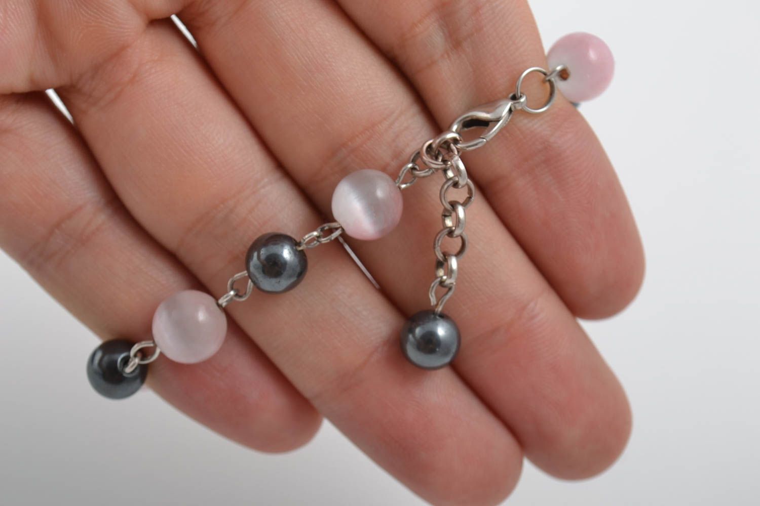 Handcrafted jewelry bracelets for women bead bracelet gemstone jewelry photo 5