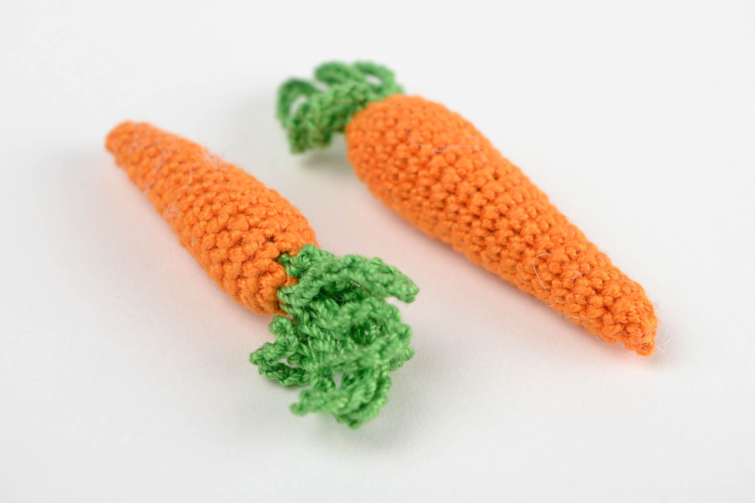 Игрушки морковки ручной работы вязаные овощи мягкие игрушки для детей забавные фото 5