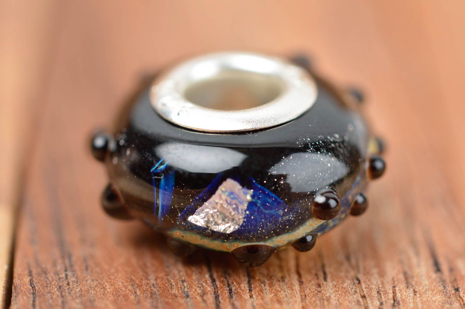 Perle en verre faite main Fourniture pour bijoux Loisirs créatifs Univers photo 2