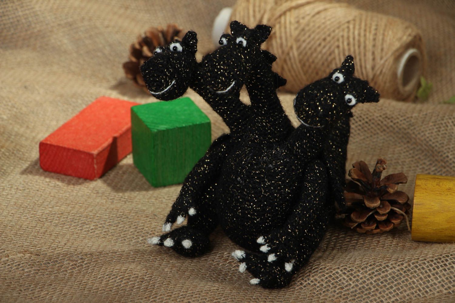 Soft crochet toy Dragon photo 5