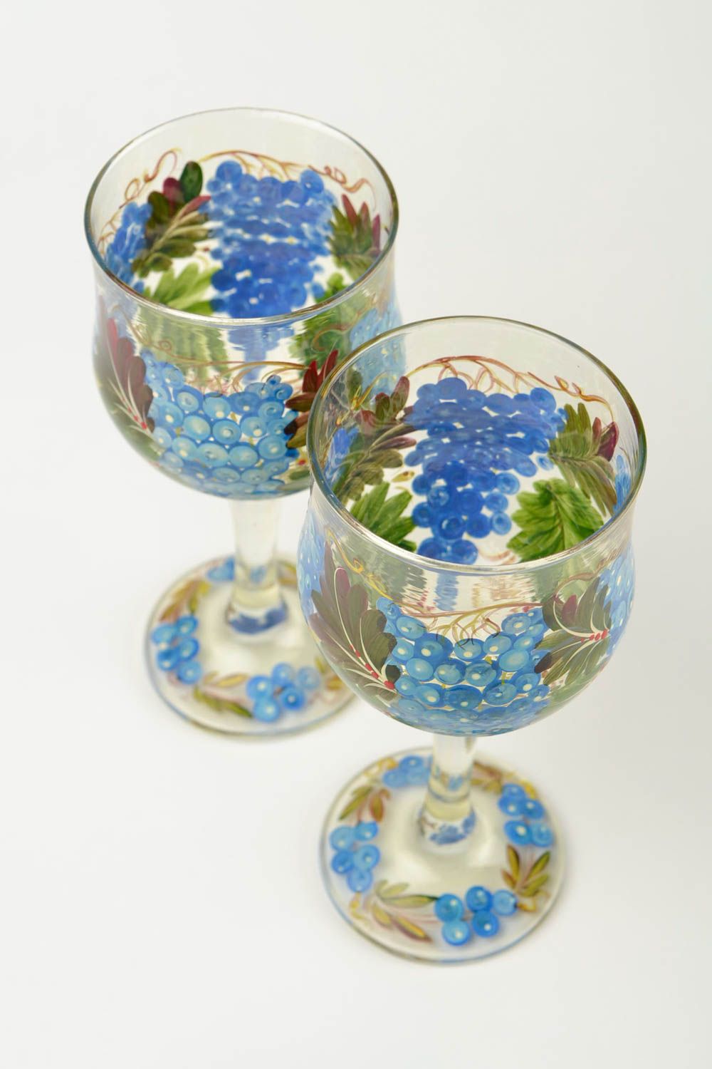 Copas de vidrio hechas a mano accesorio para bar copas de cristal decoradas foto 5