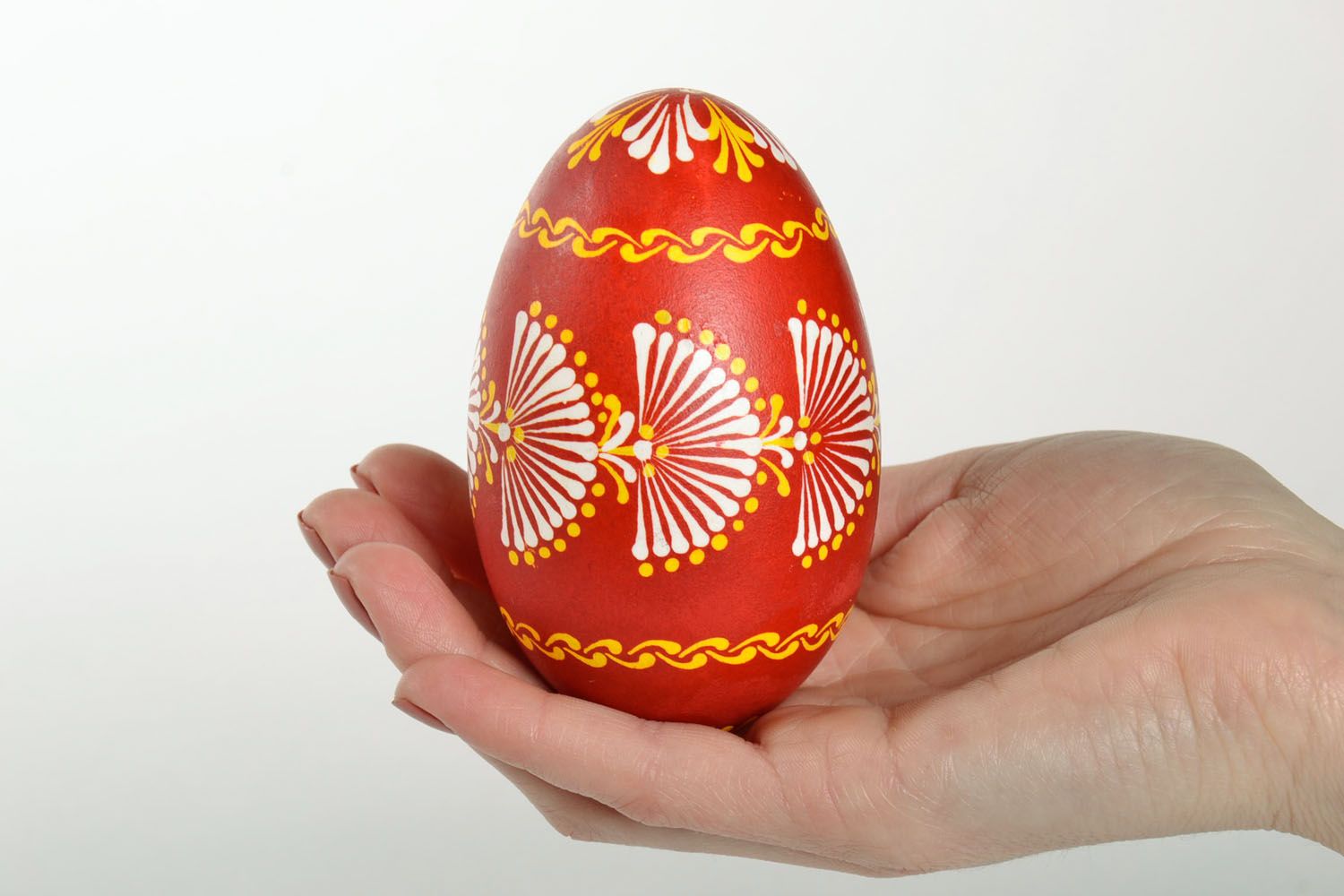 Huevo pintado de ganso foto 2