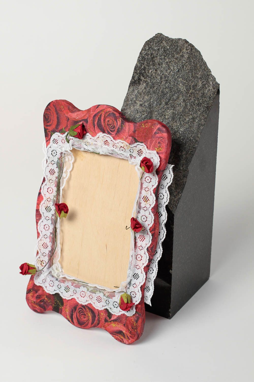 Beautiful handmade photo frame wooden photo frame decoupage ideas small gifts photo 5