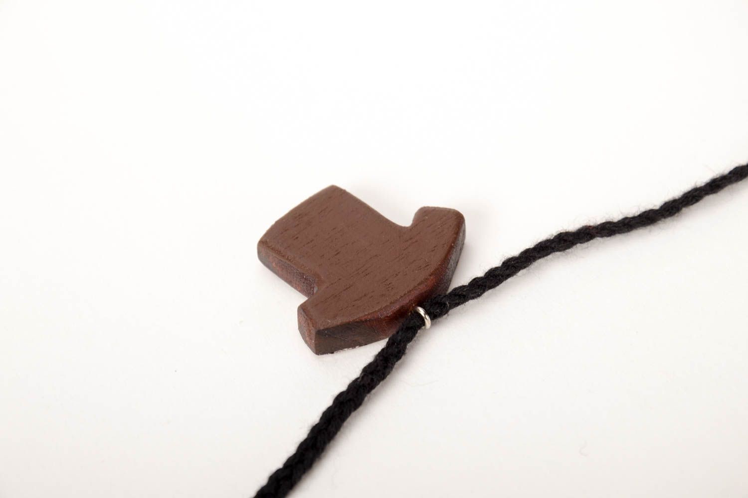 Handmade pendant designer accessory unusual jewelry wooden pendant gift ideas photo 4