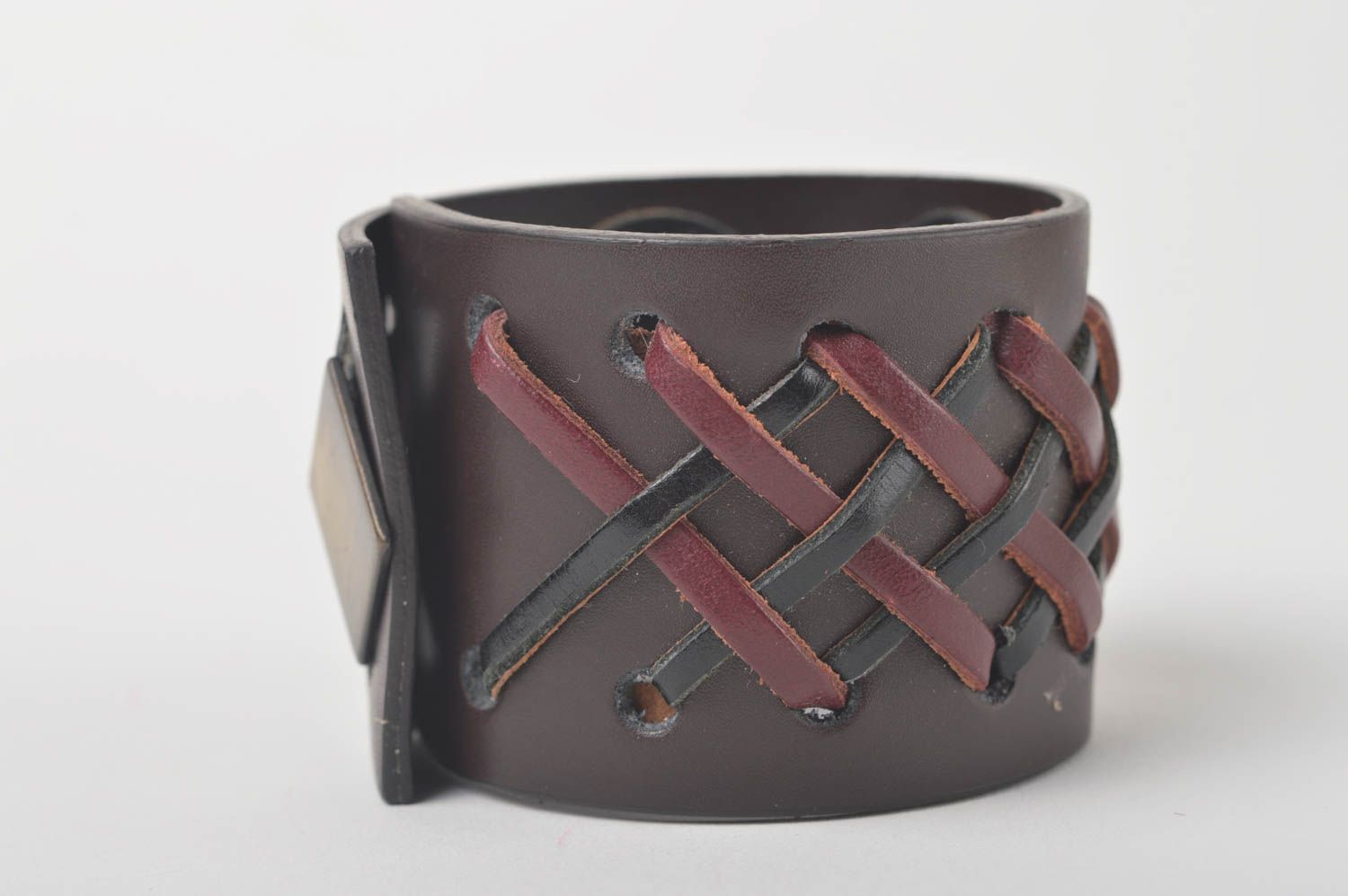 Stylish handmade wrist bracelet designs genuine leather bracelet gifts for her photo 2