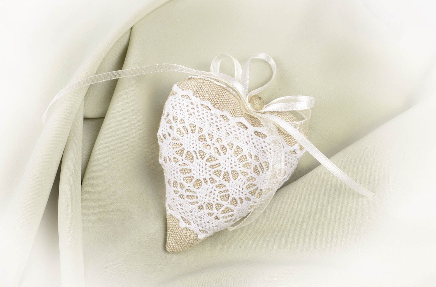 Plüsch Herz handmade Deko aus Naturmaterialien originell romantische Geschenke foto 5