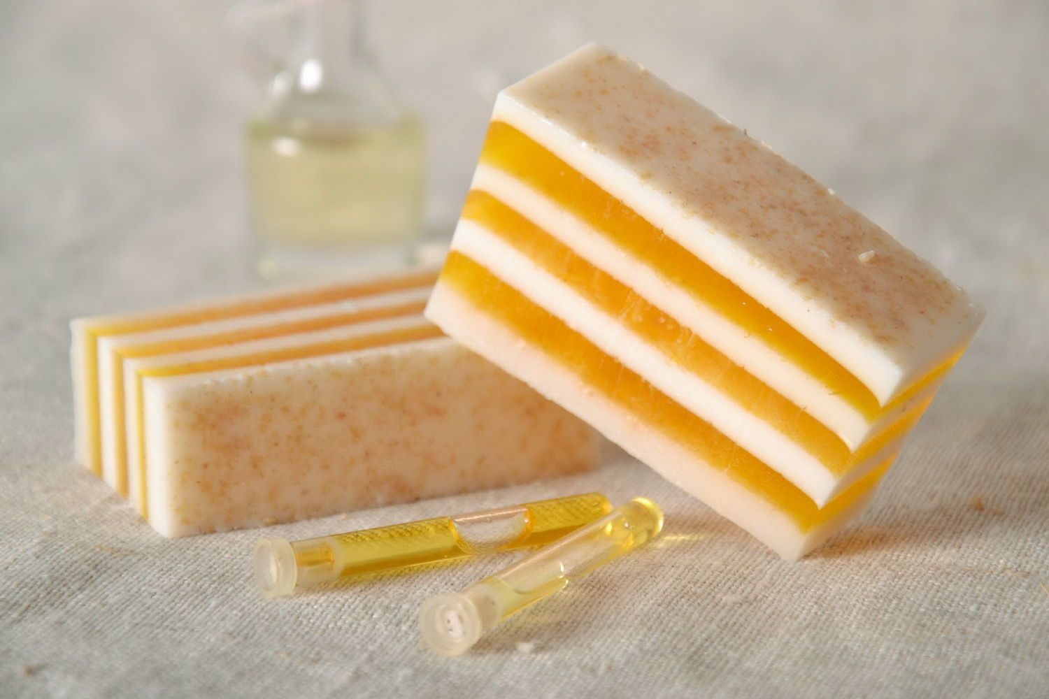 Loaf soap with seaberry oil photo 1